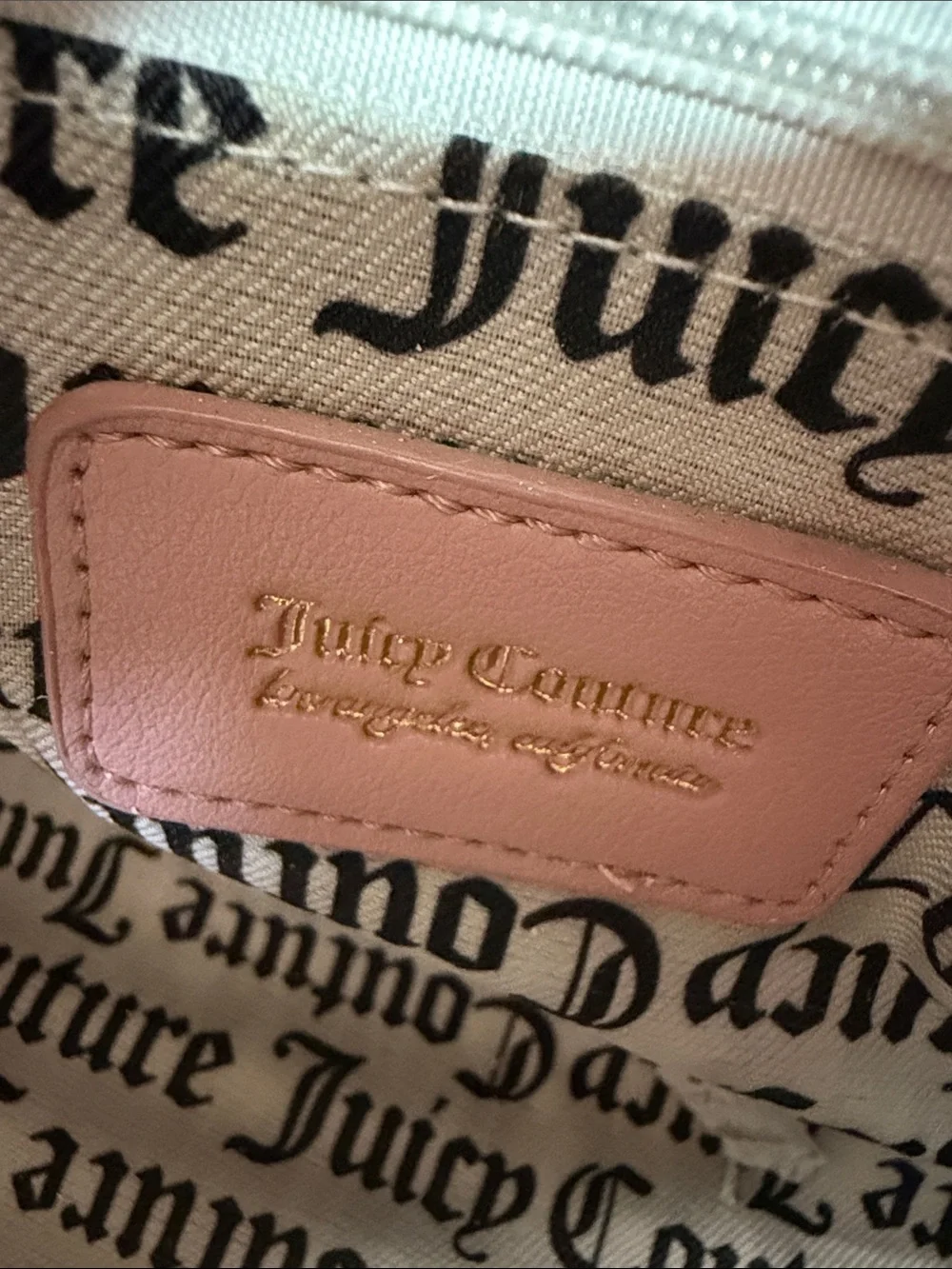 Juicy Couture Blush Pink Dome Satchel with Detachable Strap